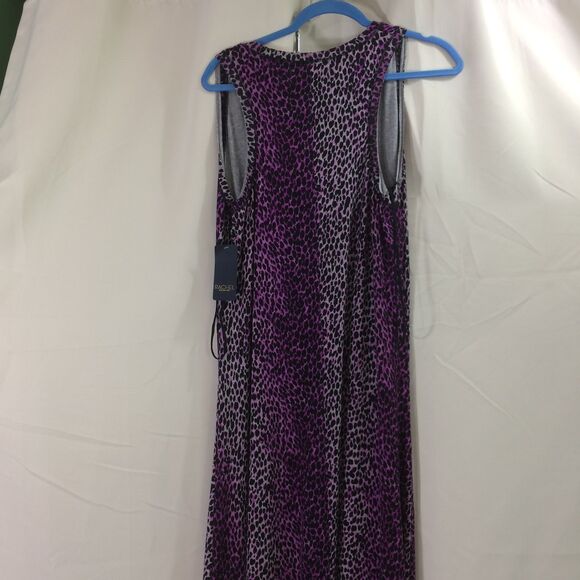 NEW Rachel Roy Samantha Dress 0X Bright Hyacinth Purple Cheetah Print NWT - Picture 6 of 8